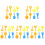5Sets Plastic Sand for Kids Durable Assorted Color Sand Toy Set 3