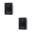 2Pcs Wall Mounted Black Iron Letter and Newspaper Box 9