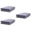 3Pcs Painting Felt Pad Grey Calligraphy Mat Durable and Reusable 7