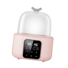 3 in 1 Baby Bottle Warmer and Sterilizer with LED Touch Control Auto Shut Off Pink