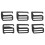 18Pcs Black Alloy Buckle Strap Clips Adjustable for Bag and Backpack 2