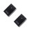 2Pcs Wall Mounted Black Iron Letter and Newspaper Box 5