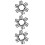 18Pcs Black Alloy Buckle Strap Clips Adjustable for Bag and Backpack 10