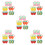 50St ABS Hondenscrunchies Elastische Ponytail Haarbandjes Multikleur 4