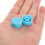40Pcs Car Ac Valve Caps Leakproof Blue Plastic Rubber Replacement Caps 3