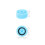 40Pcs Car Ac Valve Caps Leakproof Blue Plastic Rubber Replacement Caps 2