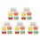 50St ABS Hondenscrunchies Elastische Ponytail Haarbandjes Multikleur 9