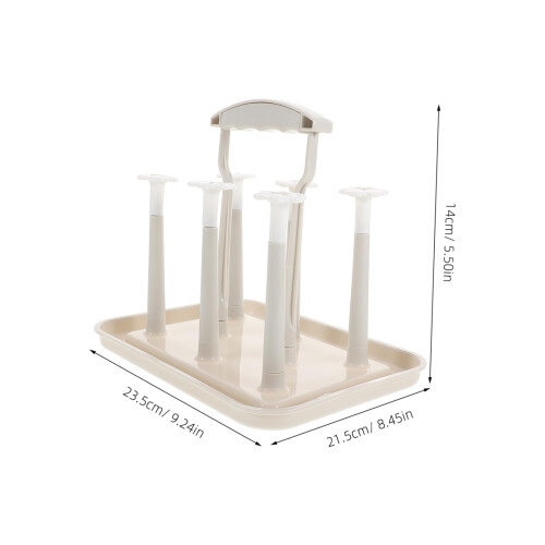 Bottle Drying Rack for Kitchen Countertop, Space Saving Cup Stand with Fast Drying and Easy Clean Design 1