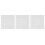 3Pcs Multifunctional White ABS Access Panels for Indoor Wall Use 8