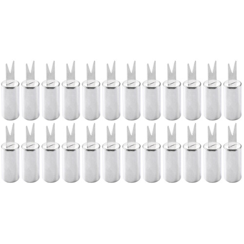24Pcs Silver Metal Corn Holders Sturdy Kitchen Bbq Party Corn Grips 1
