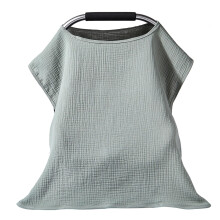 Nursing Cover 360 Full Coverage Breathable Fabric MultiUse Baby Breastfeeding Poncho Canopy