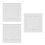 3Pcs Multifunctional White ABS Access Panels for Indoor Wall Use 9