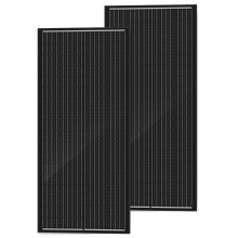 Rvpozwer Solar Panel, Black N-Type Monocrystalline Solarpanel, High Efficiency Solar Module (25%) with IP68 Waterproof Rating and MC4 Connectors for