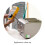 Martindale LAB1 PAT Test Labels-Small, White/Green 4