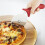 Hygiplas 12332 Pizza Wheel Red - 102mm 4\ 2
