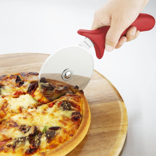 Hygiplas 12332 Pizza Wheel Red - 102mm 4\ 1