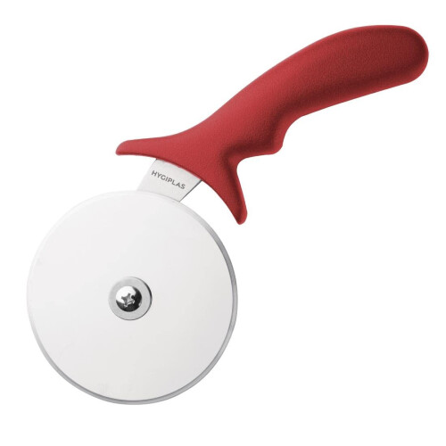 Hygiplas 12332 Pizza Wheel Red - 102mm 4\ 2