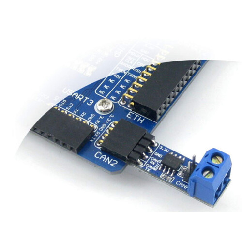 Waveshare SN65HVD230 CAN Board Connecting MCUs to CAN Network Features ESD Protection Communication Evaluation Development Board 3.3V 2