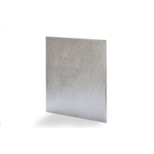 Anniversary House 10-inch Cake Board Silver, Pack of 1, Individually Wrapped, Sturdy Fibre Cake Board Square, STSW10