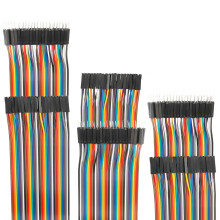 EDGELEC 120pcs 20cm Dupont Wire Male to Female Breadboard Jumper Wires 3.9 inch 1pin-1pin 2.54mm Connector for DIY Arduino Raspberry PI 10 15 20 30 4