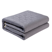 12 Volt Heated Car Blanket with Fast Heating and Auto ShutOff Timer for Camping Road Trips, Gray 150x120cm