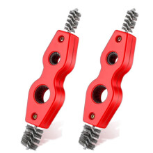 YYwenting 1 Pair Copper Pipe Cleaner Tool Pipe Deburring Brush for PVC PPR Copper Brass Aluminum Pipes (Set 2)