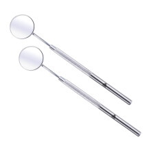 ARSUK Stainless Steel Dental Mirror for Mouth Inspection Dentist Tools, Teeth Cleaning Oral Hygiene Mouth Mirror for Personal and Home Use (2)