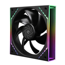 Thermalright TL-M12 120mm CPU ARGB Fan with Mirror Light Effect - PWM Silent Desktop Cooler with 1500RPM Speed, Black