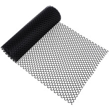 40cm x 5m Chicken Mesh Fence Roll Black Garden Net Fence Plastic Fence Mesh Netting Poultry Breeding Netting Garden Balcony Protection Net for Home D