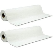 2 x Couch Rolls 20 Inch White | Individually Wrapped Embossed | 100% Premium Pure Cellulose | 2 Ply 50cm Hygiene Rolls for Massage, Beauty Bed, Medic