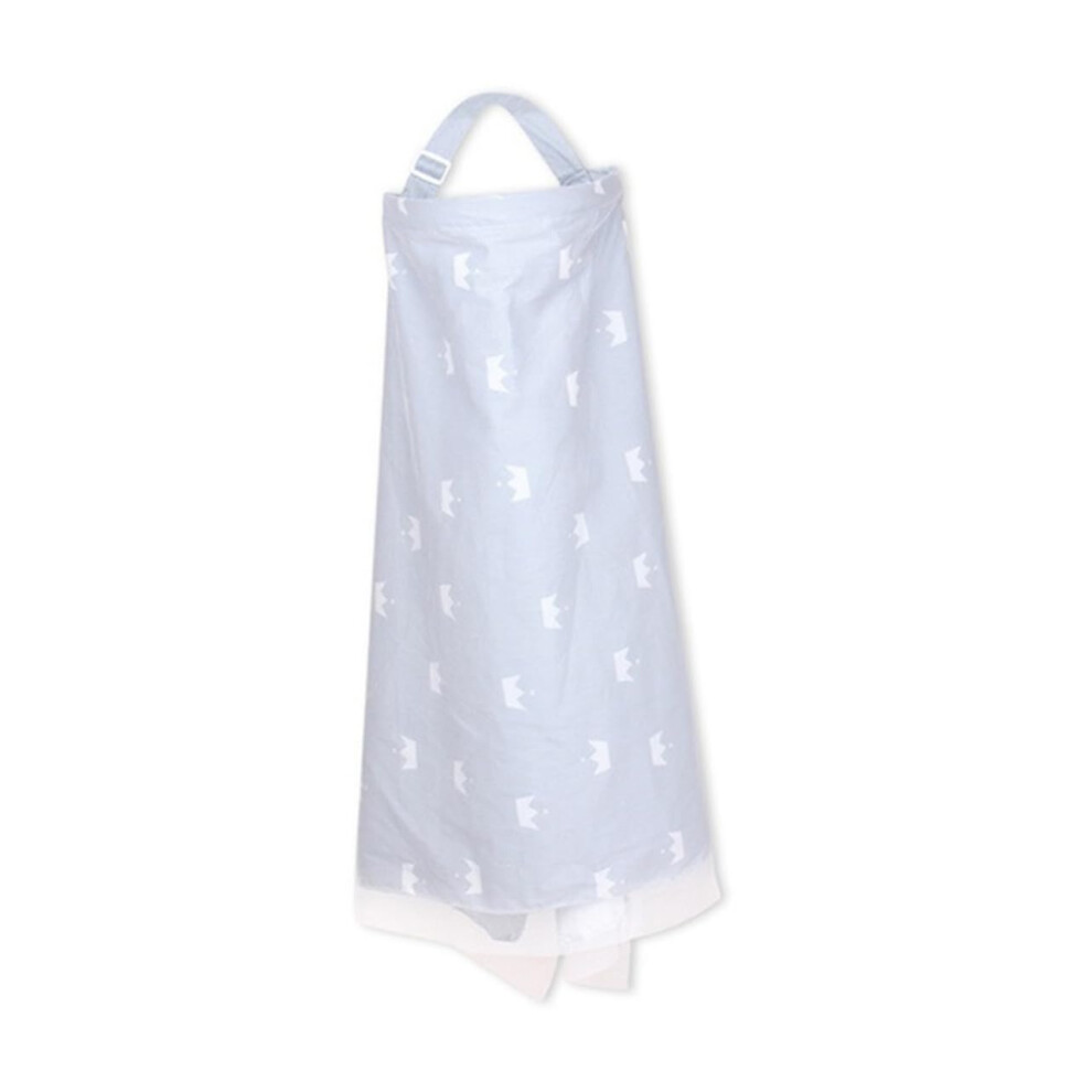 Nursing Cover for Breastfeeding Moms with Adjustable Antilift Belt, Breathable Cotton, Multi‑Use Stroller Cover