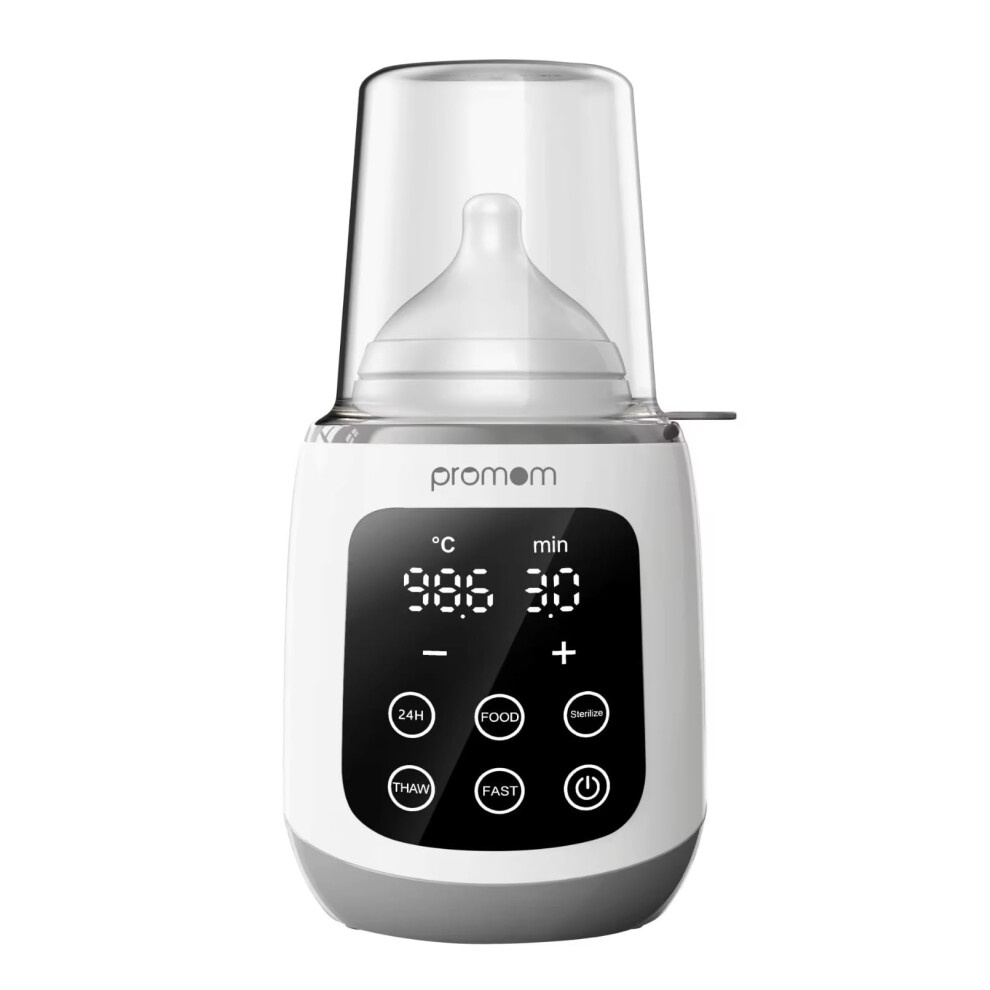 Baby Bottle Warmer 10in1 Fast Heating with LED Display, Accurate Temp Control for Breast Milk and Formula