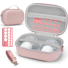 Wearable Breast Pump Bag Waterproof Travel Carrying Case with Removable Tray for Momcozy and Willow
