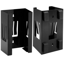2Pcs Magnetic Glove Dispenser, Wall Mount Tissue Dispenser Black Tissue Glove Box Holder for Kitchen Fridge Office Workshops, Garage Tool Box