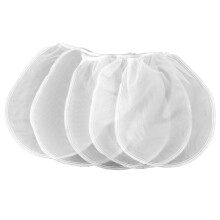 Thinp 5 Pcs Paint Strainer Bags, 1 Gallon Paint Filter Bag Disposable Fine Mesh Bags Bucket Strainer with Elastic Drawstring Top Opening Mesh Filter