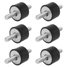 Boisbresil Silent Block Rubber Silent Block M8 Shock Absorber M8 Shock Absorber Rubber Mounts M8 Anti-Vibration M8 30 x 20 Insulator