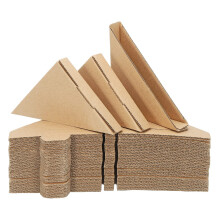 sourcing map Adjustable Cardboard Corner Protector, Cardboard Edges Protector 10x10x1.7cm for Art, Packing, Shipping Supplies Pack of 40