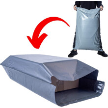 Large Mailing Bags Extra Strong Grey Mail Envelopes for Packaging Clothes Parcel Self Seal Poly Storage Bags 24"x 36" (100)