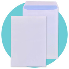 Triplast 500 x C4 White Self Seal Security Envelopes (Size: 324x229mm) | Fully Opaque, Self Sealing & Printer Safe Mailing Paper Envelopes | Ideal fo