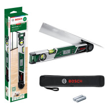 Bosch Digital Angle Finder UniversalAngle (Measure and Transfer Angles up to 220 Precisely, with Integrated Calculation Function for mitre Angles, i