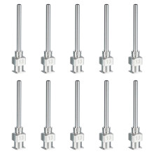 PATIKIL Blunt Tip Dispensing Needle 13G, 10 Pcs 1 Inch Stainless Steel Liquid Dispenser Needles with Lure Lock for Refilling Liquid Inks Adhesives Gl