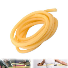 5M/16.40FT Length Natural Latex Tube Surgical Band Tubing Rubber Hose ID 1.75mm OD 4.5mm(Beige)
