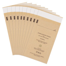 HonGien 50Pcs Sterilizer Pouches Kraft Self-Sealing Sterilization Bags 150x75mm Disposable Sterilization Paper Pouches,for Nail Sterilizers for Disin