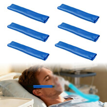 6pcs Satin Mask Strap Covers, Comfortable & Breathable Soft Face Cushion Pads Reusable Positive Pressure Headgear Straps Liners Covers Accessories fo