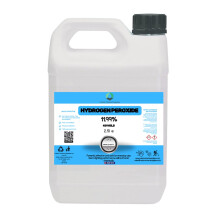 Customchem Hydrogen Peroxide 11.99% (12%), 2.5L Container 2.5 Litre Powerful Disinfectant for Home, Medical Use plant care