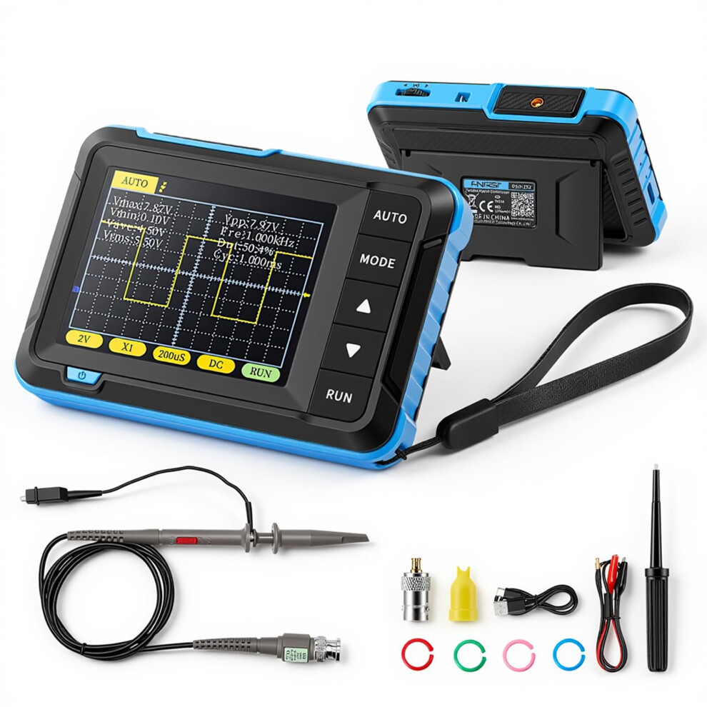 Oscilloscope Dso152, Handheld Digital Oscilloscope Kit, Portable Automotive Oscilloscope With 200Khz Bandwidth, 2.5Ms/S High Sampling Rate, Auto/Norm 85317765