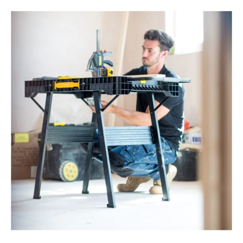 STANLEY STANLEY FATMAX Express Folding Workbench - Portable Work Surface with 450kg Large Load Capacity, Clamp Compatable, FMST1-75672 2