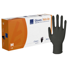 ABENA Nitrile Medical Gloves | Clinical Gloves for Medical Supplies | Powder Free | Non Latex | Pack of 100