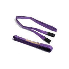 Lift Sling Straps Flat Crane Sling Polyester 2M Lifting Slings Load Capacity 1 Ton for Lifting, Towing, Pulling(Purple)
