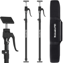 OUTIMATE Third Hand Support Pole Heavy Duty, Cabinet Jacks for Installing Cabinets with 200 LBS Capacity and Expand from 125 to 290 CM, 2-PC